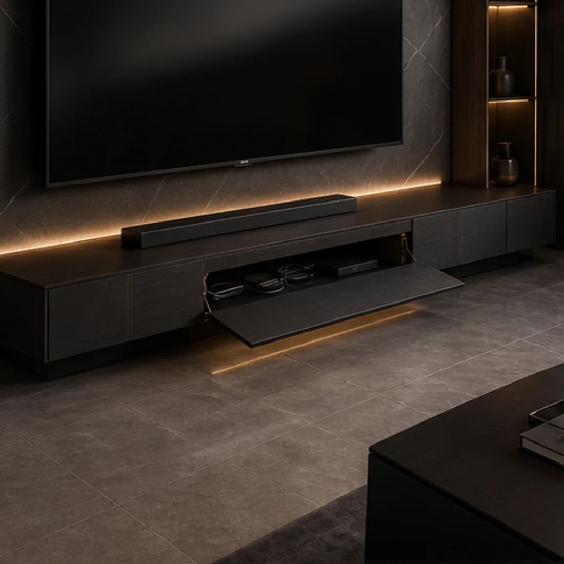 Gizli Bölmeli TV Ünitesi çok yakında GİZLİ HOME